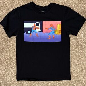 Spider-Man Graphic Black T-Shirt Medium